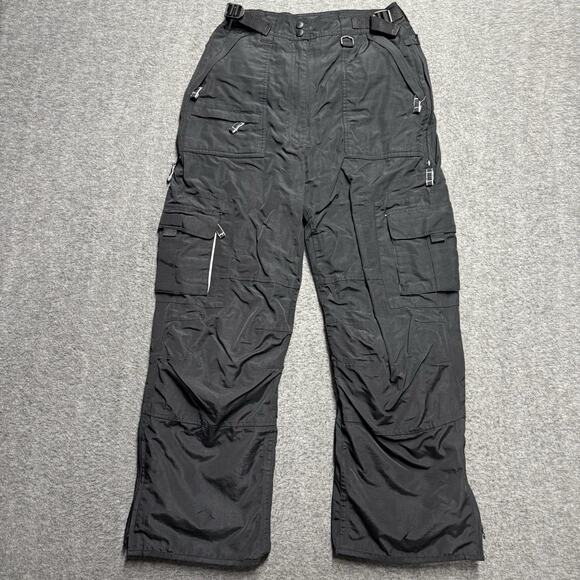 BADD Company Technical Boardwear Snowboard Ski Pants Women's Ladies Large Black - Picture 1 of 12